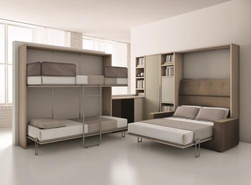 wall unit bed system