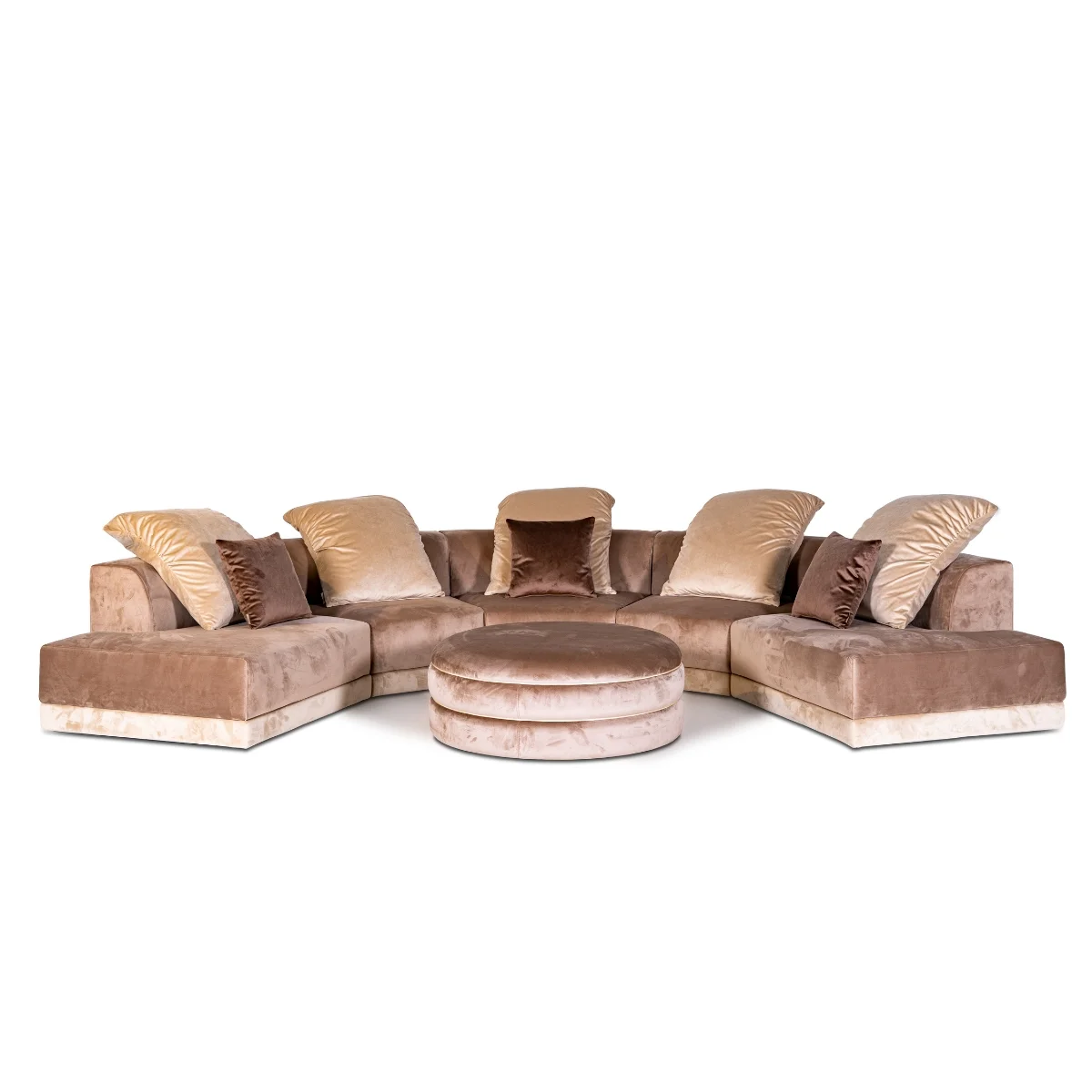 mantellassi-divano-nomade-semicircolare-con-pouf-tessuto-rosato-4
