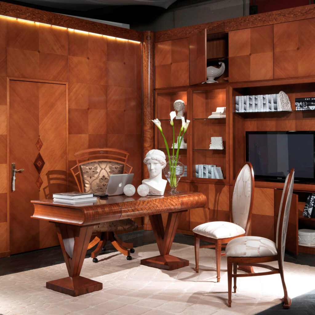 Writing Table Paneling CARP: Wall Panels/Boiserie | Michelangelo Designs