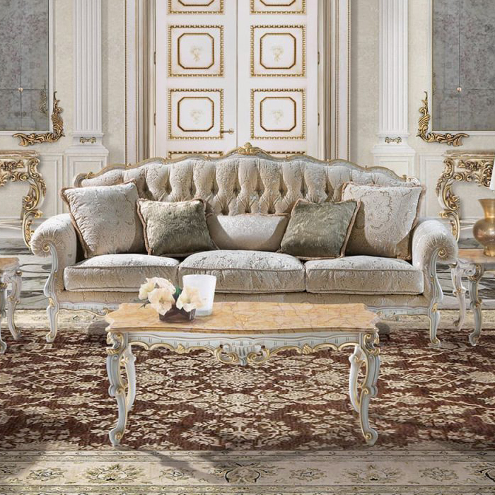 ACAP: Austen Capitonné Baroque Living Room