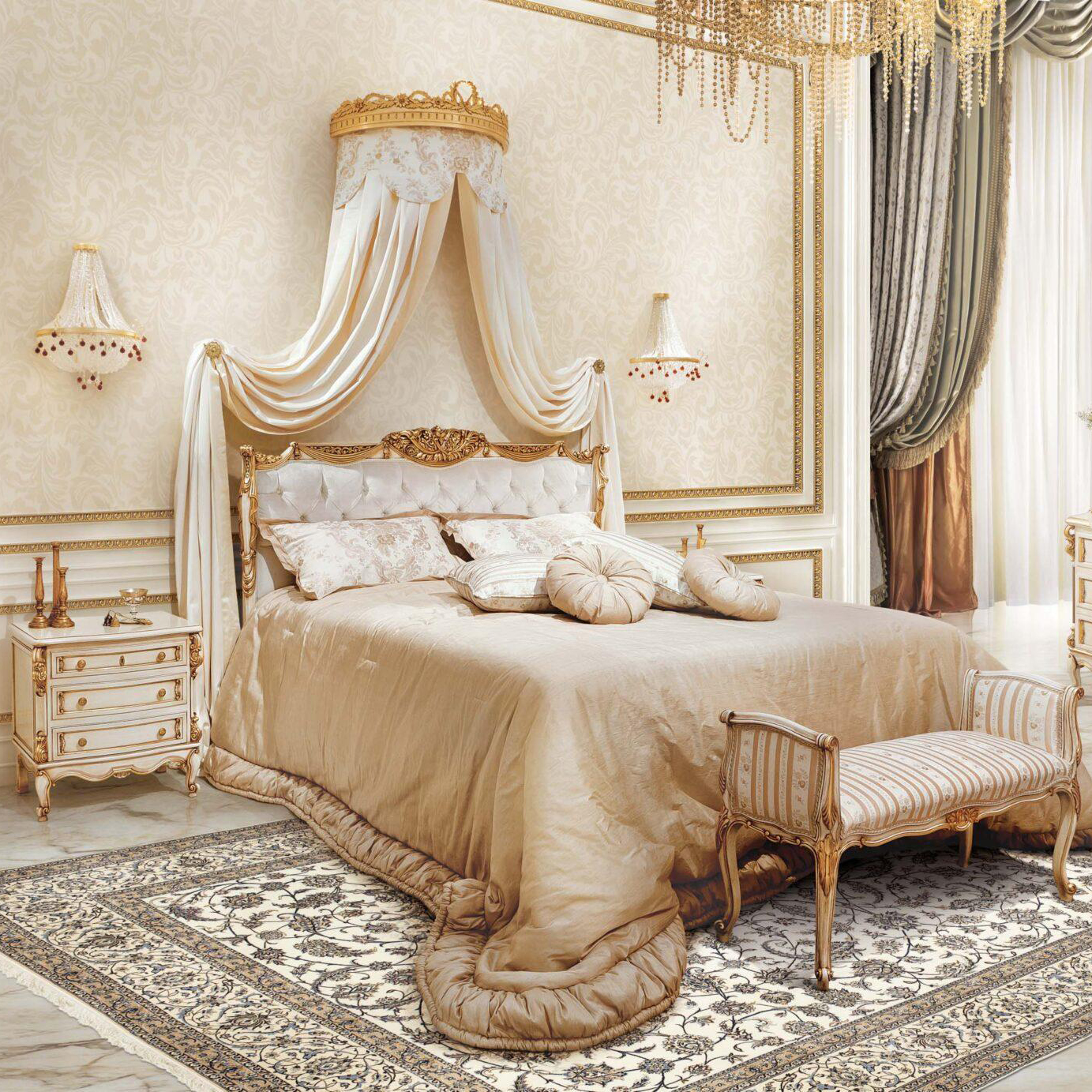 ACAP: Schumann Louis XV Style Bedroom